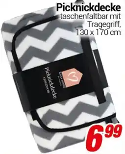 CENTERSHOP Picknickdecke Angebot