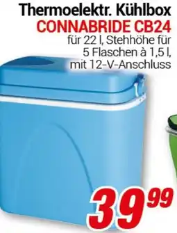 CENTERSHOP Thermoelektr. Kühlbox CONNABRIDE CB24 Angebot