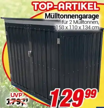 CENTERSHOP Mülltonnengarage Angebot
