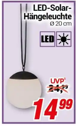 CENTERSHOP LED-Solar Hängeleuchte Angebot