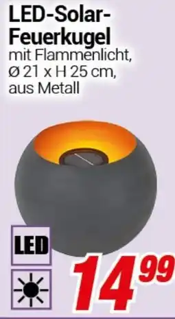 CENTERSHOP LED-Solar Feuerkugel Angebot