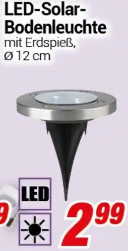 CENTERSHOP LED-Solar Bodenleuchte Angebot
