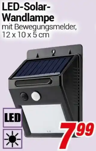 CENTERSHOP LED-Solar Wandlampe Angebot