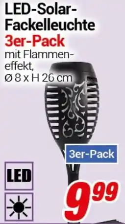 CENTERSHOP LED-Solar Fackelleuchte Angebot