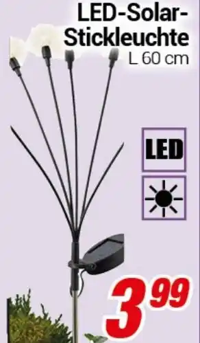 CENTERSHOP LED-Solar Stickleuchte Angebot