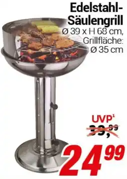 CENTERSHOP Edelstahl Säulengrill Angebot