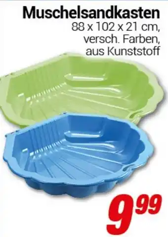 CENTERSHOP Muschelsandkasten Angebot
