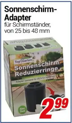 CENTERSHOP Sonnenschirm Adapter Angebot