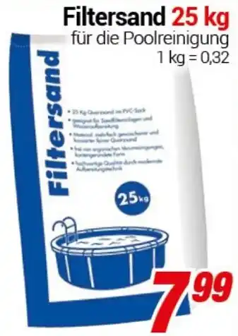 CENTERSHOP Filtersand Angebot