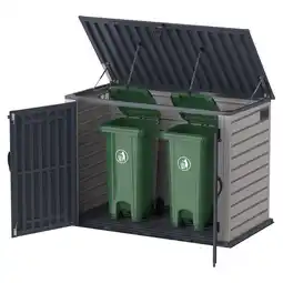 Netto Marken-Discount Duramax MultiStore Aufbewahrungsbox 3er Mülltonnenbox 2100 l, 192 x 137 x 108 cm, Kunststoff Angebot