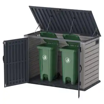 Netto Marken-Discount Duramax MultiStore Aufbewahrungsbox 3er Mülltonnenbox 2100 l, 192 x 137 x 108 cm, Kunststoff Angebot