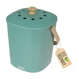 Netto Marken-Discount HMF 3780 Nachhaltiger Biomülleimer Küche, Geruchsdichter Komposteimer mit Deckel, 6 Liter, Grün Angebot