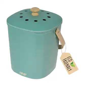 Netto Marken-Discount HMF 3780 Nachhaltiger Biomülleimer Küche, Geruchsdichter Komposteimer mit Deckel, 6 Liter, Grün Angebot