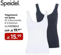 Galeria Speidel Trägerhemd mit Spitze Angebot