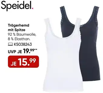 Galeria Speidel Trägerhemd mit Spitze Angebot