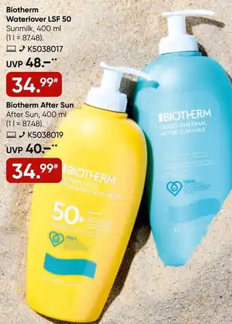 Galeria Biotherm Waterlover LSF 50 Angebot