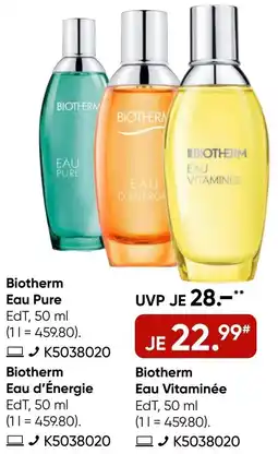 Galeria Biotherm Eau Pure EdT Angebot