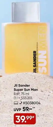 Galeria Jil Sander Super Sun Man EdP Angebot