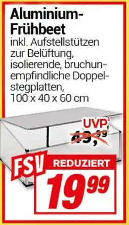 CENTERSHOP Aluminium Frühbeet Angebot