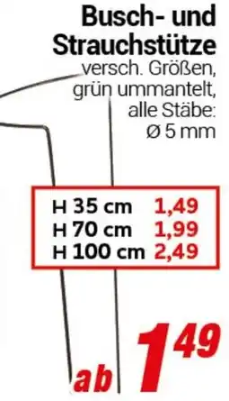 CENTERSHOP Busch- und Strauchstütze Angebot