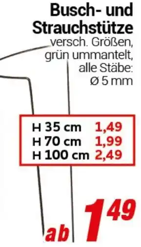 CENTERSHOP Busch- und Strauchstütze Angebot