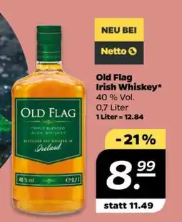 NETTO Old Flag Irish Whiskey Angebot