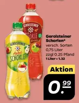 NETTO Gerolsteiner Schorlen Angebot