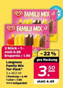 NETTO Langnese Family Mix 7er-Pack Angebot