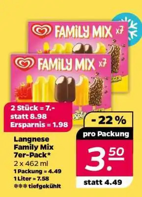 NETTO Langnese Family Mix 7er-Pack Angebot