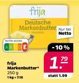 NETTO frija Markenbutter Angebot
