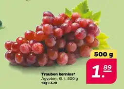 NETTO Trauben kernlos Angebot