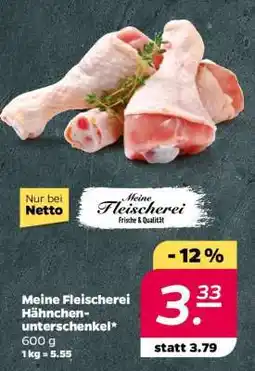 NETTO Meine Fleischerei Hähnchenunterschenkel Angebot