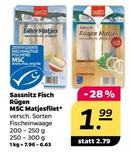 NETTO Sassnitz Fisch Rügen MSC Matjesfilet Angebot