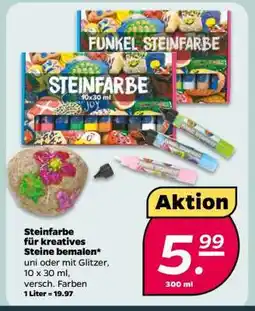 NETTO Steinfarbe für kreatives Steine bemalen Angebot