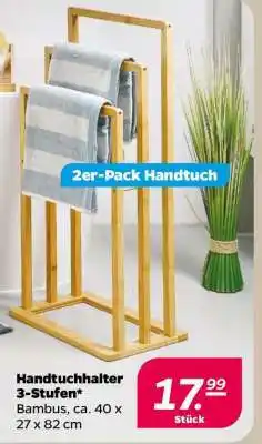 NETTO Handtuchhalter 3-Stufen Angebot