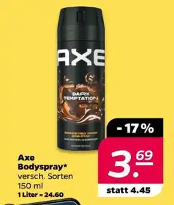 NETTO Axe Bodyspray Angebot