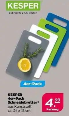 NETTO KESPER 4er-Pack Schneidebretter Angebot
