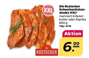 NETTO Die Rostocker Schweinerückensteaks XXL Angebot
