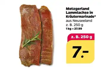 NETTO Metzgerland Lammlachse in Kräutermarinade Angebot