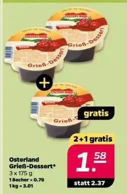 NETTO Osterland Grieß- Dessert Angebot