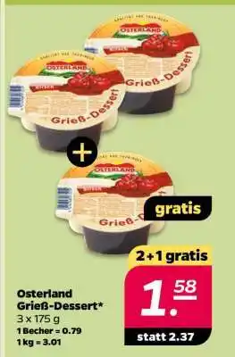 NETTO Osterland Grieß- Dessert Angebot