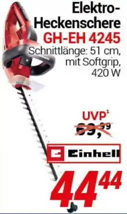 CENTERSHOP Einhell Elektro Heckenschere GH-EH 4245 Angebot