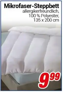 CENTERSHOP Mikrofaser-Steppbett Angebot