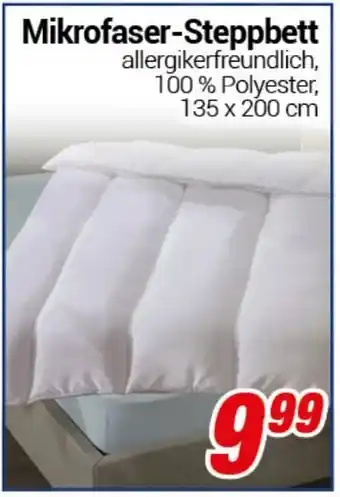CENTERSHOP Mikrofaser-Steppbett Angebot
