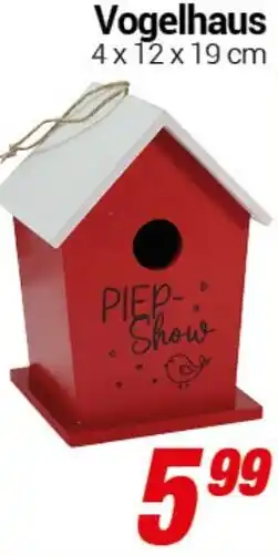CENTERSHOP Vogelhaus Angebot