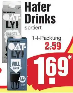 Edeka OATLY! Hafer Drinks Angebot