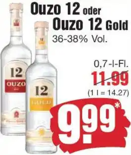 Edeka Ouzo 12 oder Ouzo 12 Gold Angebot