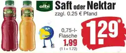 Edeka albi Saft oder Nektar Angebot