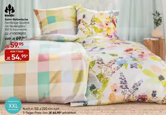 Galeria irisette Satin-Bettwäsche Angebot