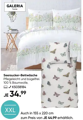 Galeria GALERIA home Seersucker-Bettwäsche Angebot